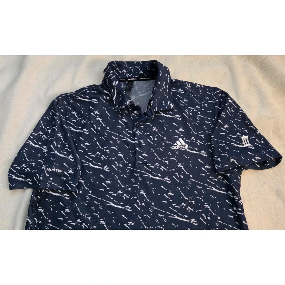 ADIDAS GOLF MENS BUNDLE OF 2 SHORT SLEEVE POLOS SIZE MEDIUM